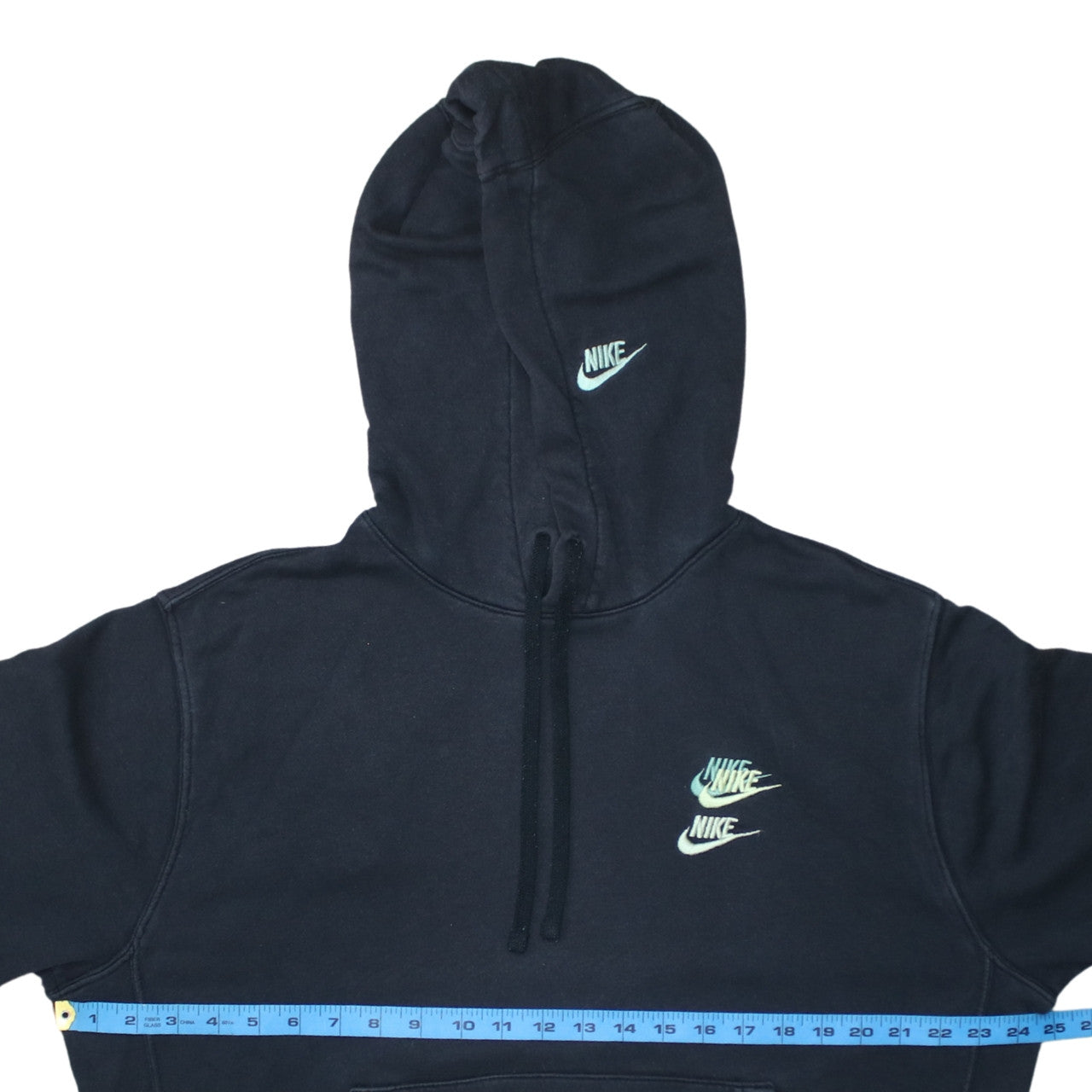 Nike Men's Black Pullover Hoodie M Logo Fleece Sportswear