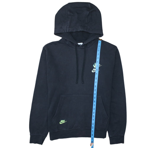 Nike Men's Black Pullover Hoodie M Logo Fleece Sportswear