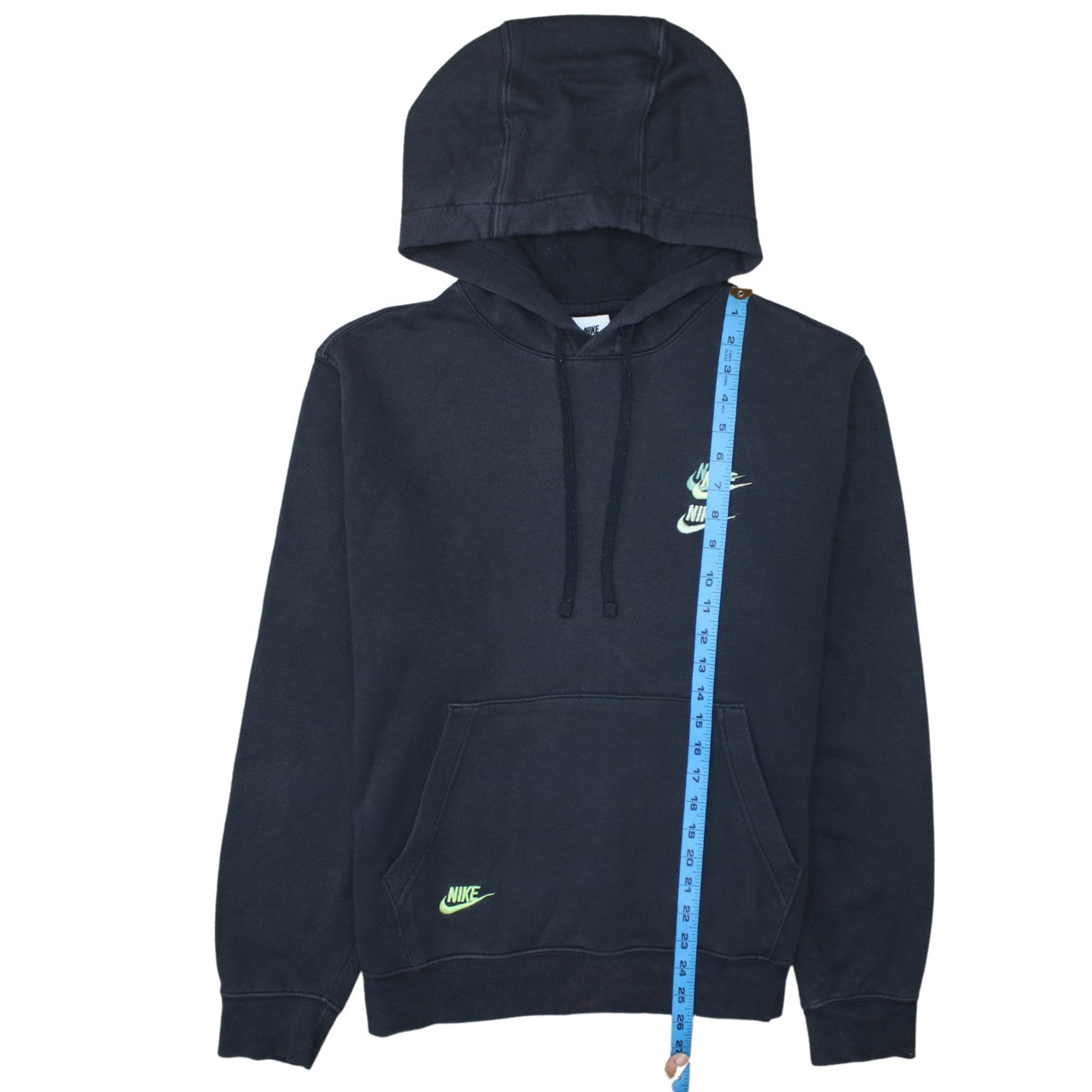 Nike Men's Black Pullover Hoodie M Logo Fleece Sportswear