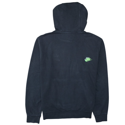 Nike Men's Black Pullover Hoodie M Logo Fleece Sportswear