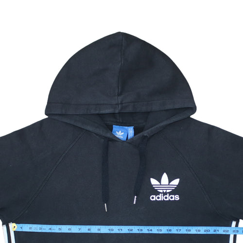 Adidas Men's Black Pullover Hoodie M Sports Fleece Sweatshirt