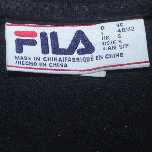 FILA Men's Black Crew Neck Pullover Sweatshirt Size S