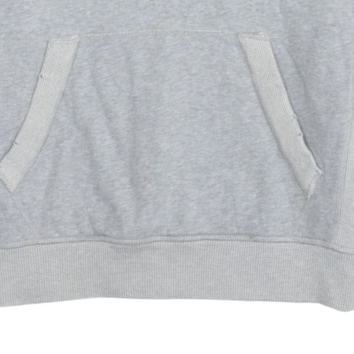 Tommy Hilfiger Denim Men's Grey Medium Pullover Hoodie with USA Graphic