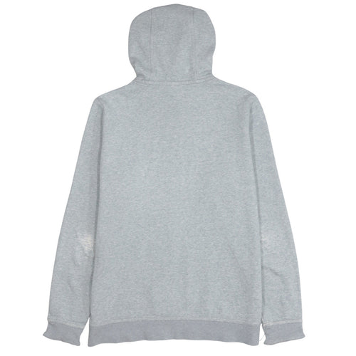 Nike Men Grey Pullover Hoodie L Regular Fit Fleece Sportswear
