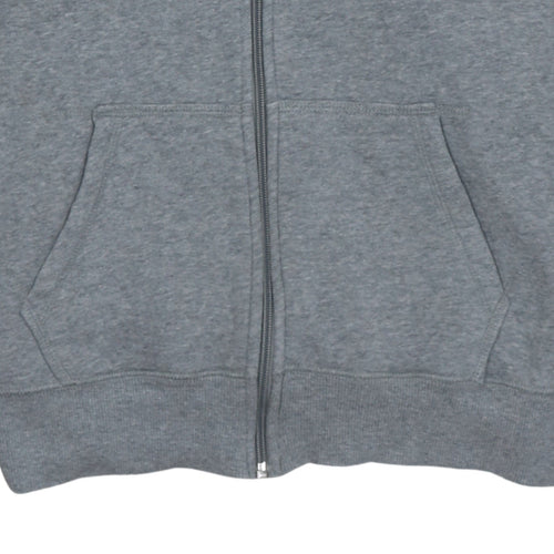 Nike Boys Grey Full Zip Hoodie XL 13-15 Years Hooded Sweatshirt