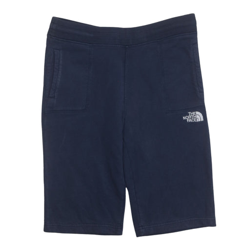 The North Face Boys Blue Sweat Shorts Size 14 Years Regular Fit Fleece