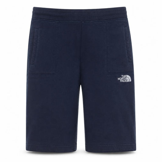 The North Face Boys Blue Sweat Shorts Size 14 Years Regular Fit Fleece