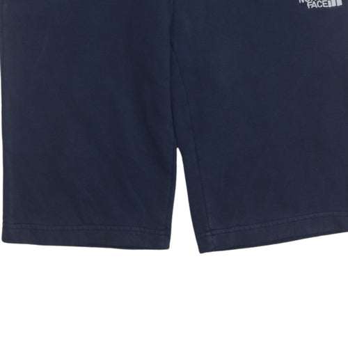 The North Face Boys Blue Sweat Shorts Size 14 Years Regular Fit Fleece