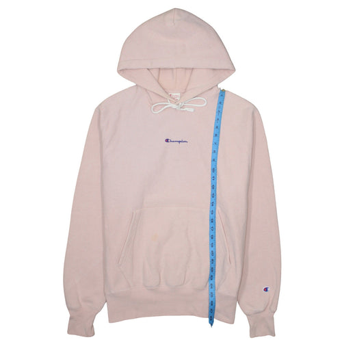 Champion Men's Pink Reverse Weave Pullover Hoodie Size M