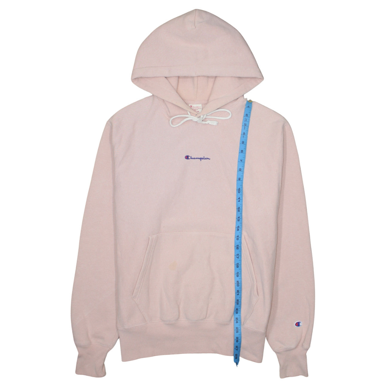 Champion Men's Pink Reverse Weave Pullover Hoodie Size M