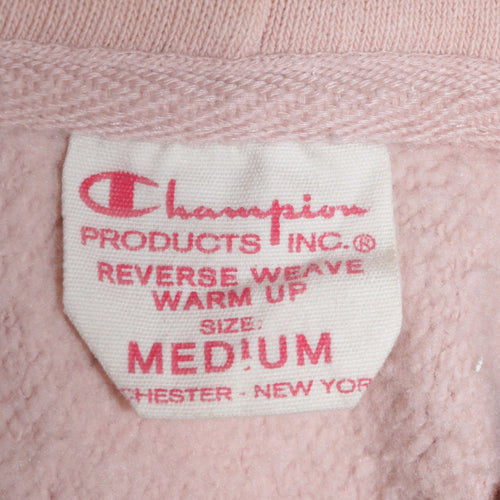 Champion Men's Pink Reverse Weave Pullover Hoodie Size M