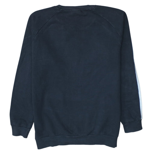 Adidas Women's Black XS Pullover Sweatshirt Crew Neck 3-Stripes Classic
