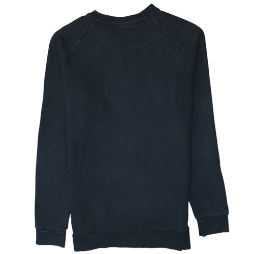 Adidas Men's Black Small Pullover Sweatshirt Crew Neck Logo Jumper