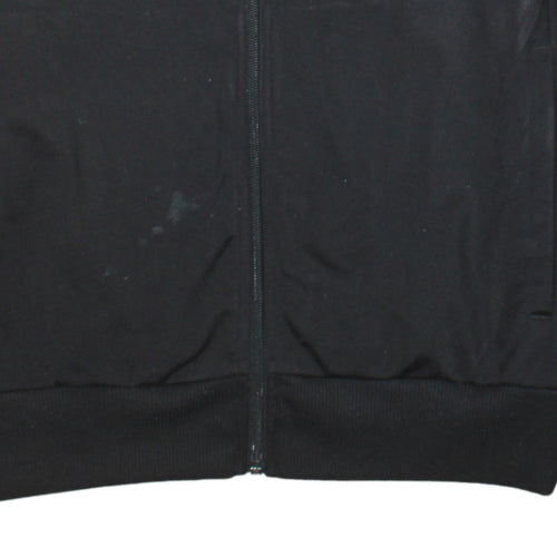 Puma Men's Black Full Zip Sweatshirt Small Collared Sports Top