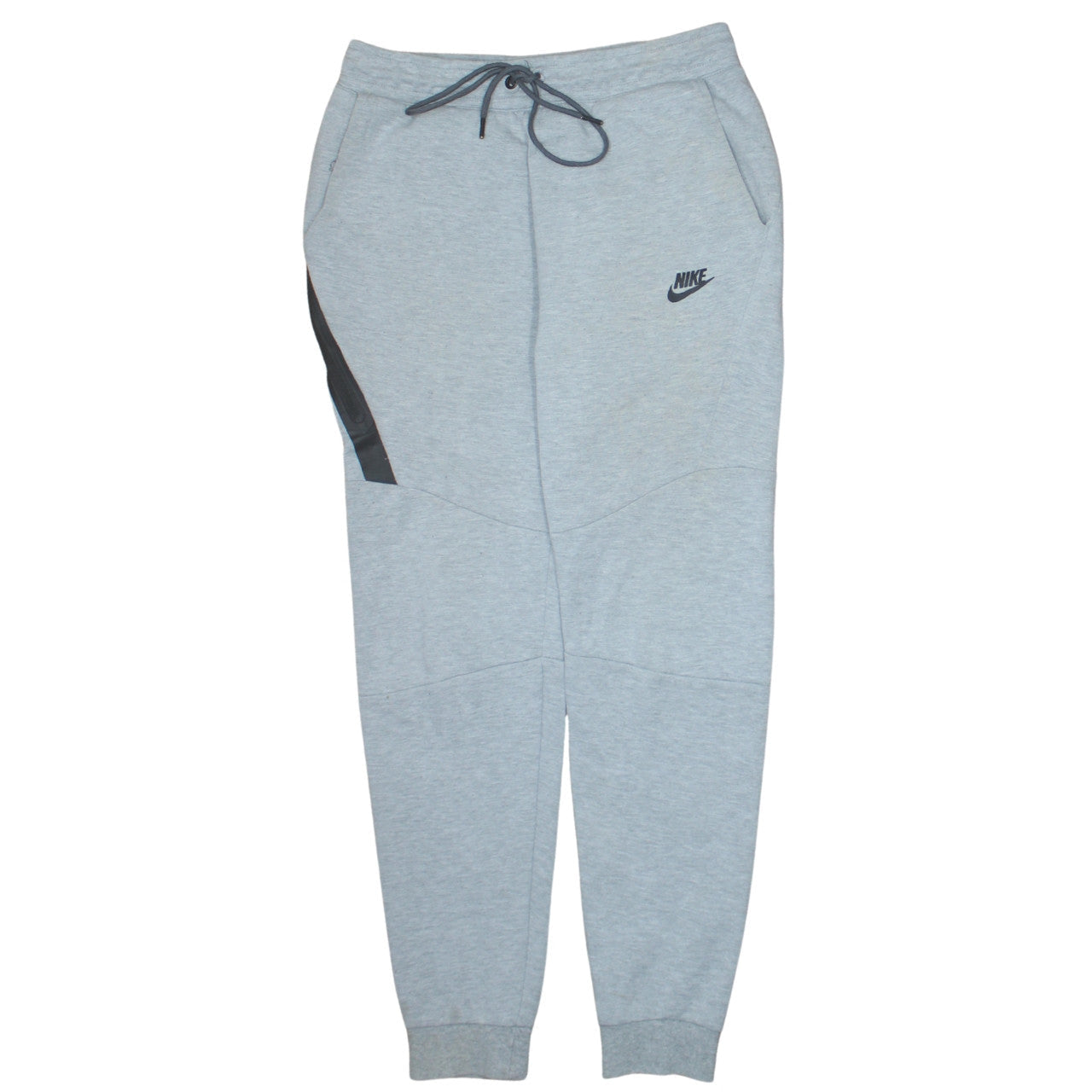 Nike Men Grey Jogger Sweatpants S Regular Fit Cotton Blend
