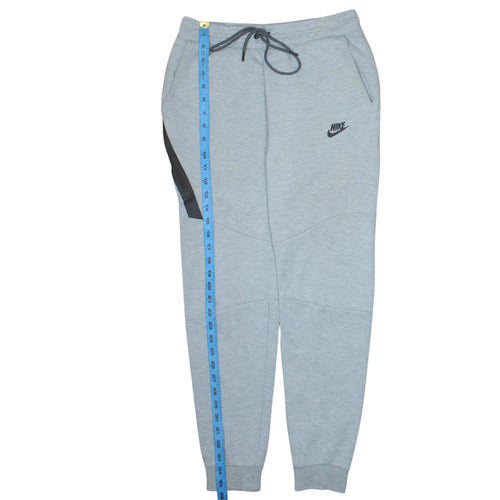 Nike Men Grey Jogger Sweatpants S Regular Fit Cotton Blend