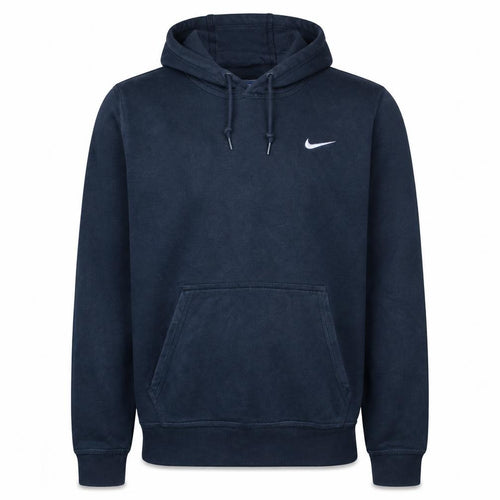 Nike Men's Blue Pullover Hoodie M Regular Fit Fleece Sportswear