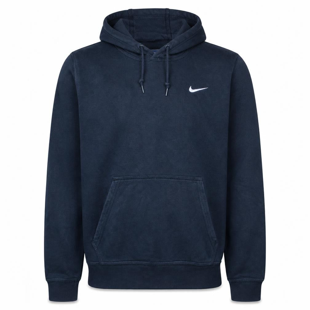 Nike Men's Blue Pullover Hoodie M Regular Fit Fleece Sportswear