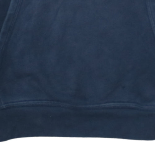 Nike Men's Blue Pullover Hoodie M Regular Fit Fleece Sportswear