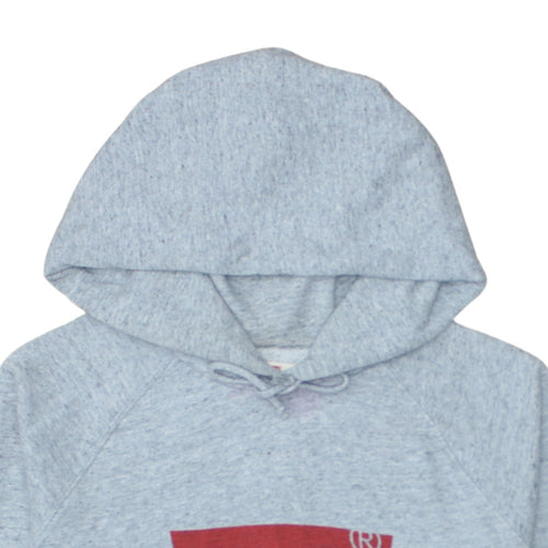 Levi's Mens Grey Hoodie L Pullover Graphic Print Cotton Blend
