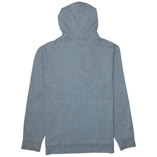 Puma Men's Grey 1/2 Zip Hooded Sweatshirt S Regular Fit