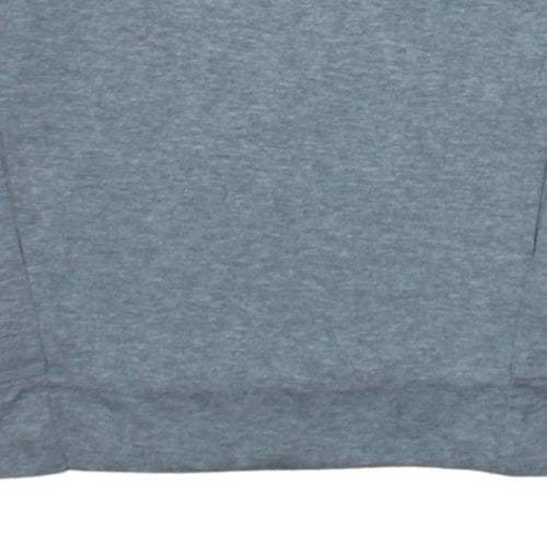 Puma Men's Grey 1/2 Zip Hooded Sweatshirt S Regular Fit