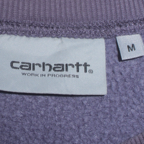 Carhartt Men Purple Pullover Crew Neck Sweatshirt M
