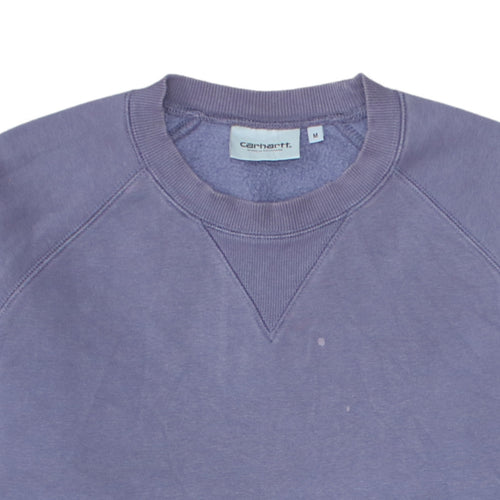 Carhartt Men Purple Pullover Crew Neck Sweatshirt M
