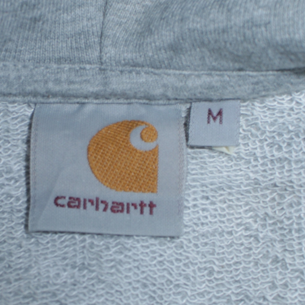Carhartt Men’s Grey Pullover Hoodie M Graphic Logo Detroit MI