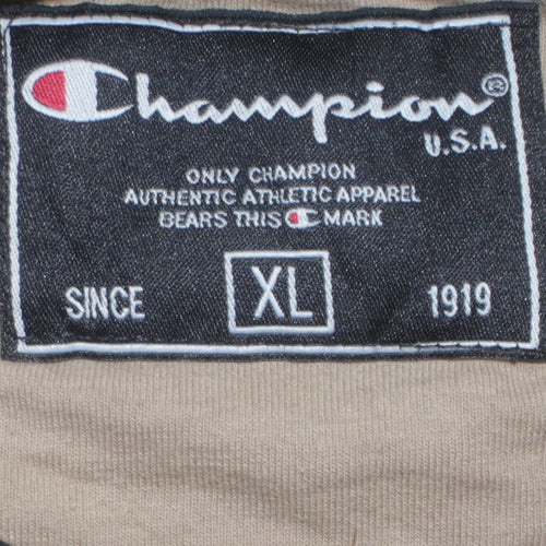 Champion Men's Black XL Crew Neck Pullover Sweatshirt