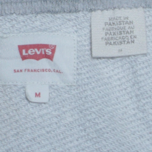 Levi's Men's Grey Crew Neck Pullover Sweatshirt M Regular Fit