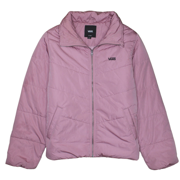 Vans Women’s Pink Puffer Jacket XL Lightweight Quilted Casual