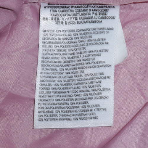 Vans Women’s Pink Puffer Jacket XL Lightweight Quilted Casual