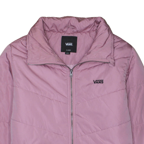 Vans Women’s Pink Puffer Jacket XL Lightweight Quilted Casual