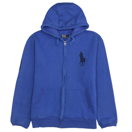 Polo Ralph Lauren Men's Blue XL Full Zip Hoodie Sweatshirt