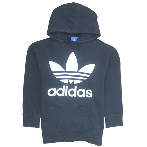 adidas Men’s Black Pullover Hoodie Size S Sports Fleece Logo