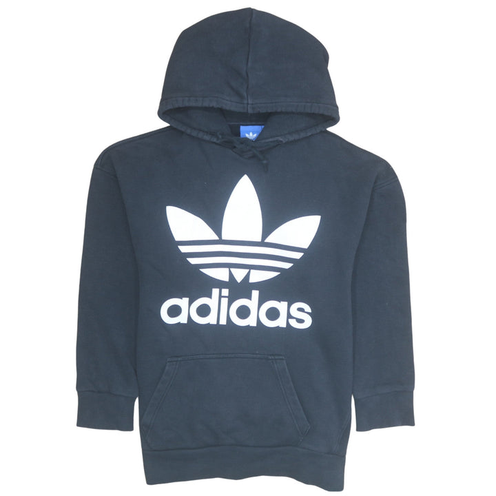 adidas Men’s Black Pullover Hoodie Size S Sports Fleece Logo