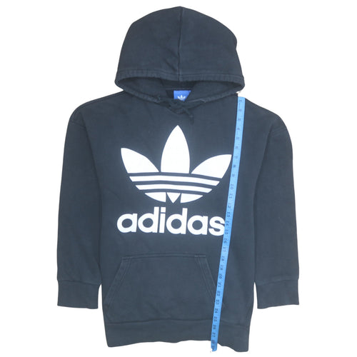 adidas Men’s Black Pullover Hoodie Size S Sports Fleece Logo