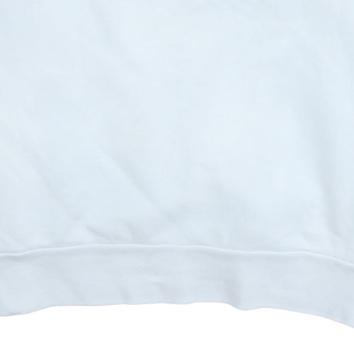 GAP Women's White Logo Pullover Sweatshirt Size L