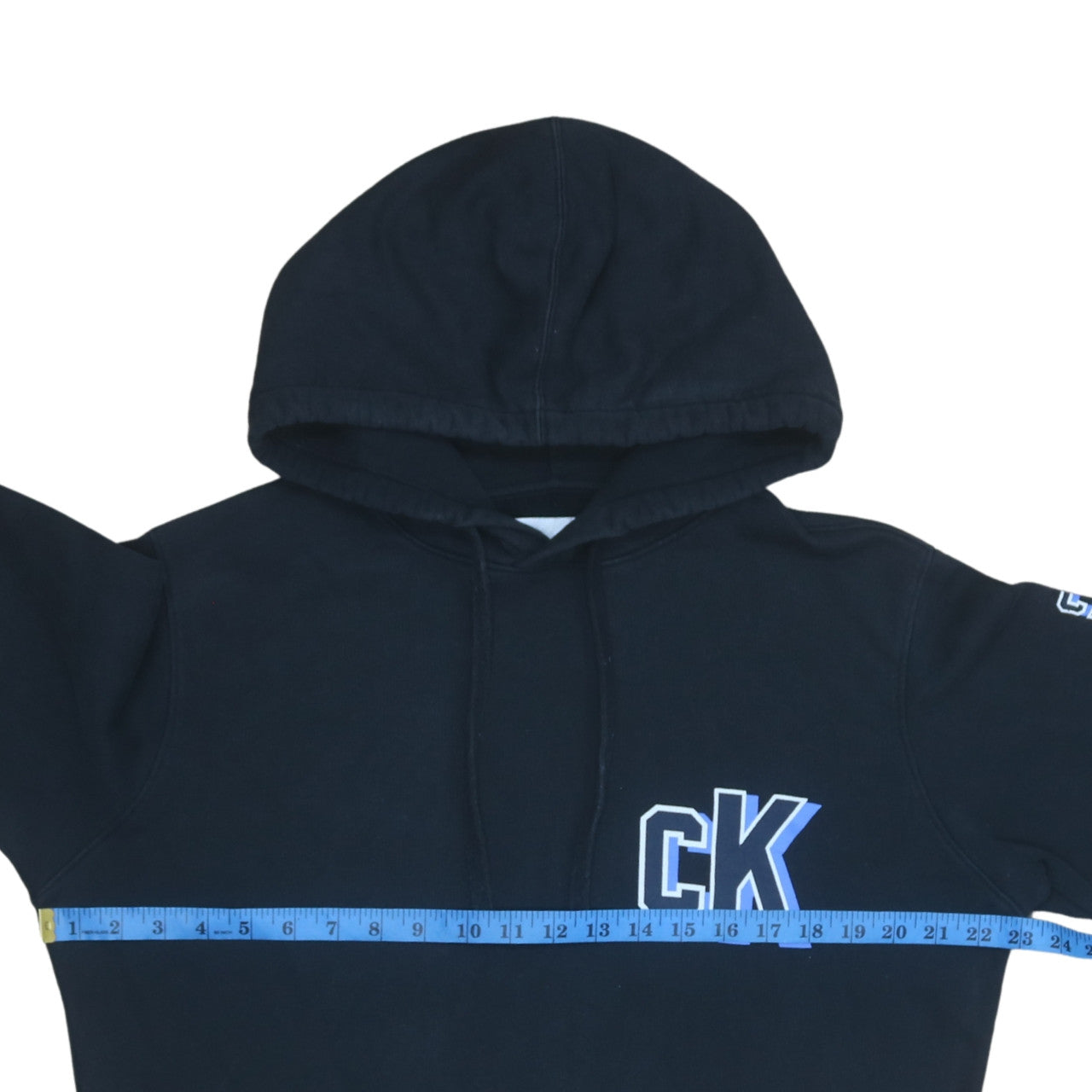 Calvin Klein Jeans Men's Black L Pullover Hoodie with Logo