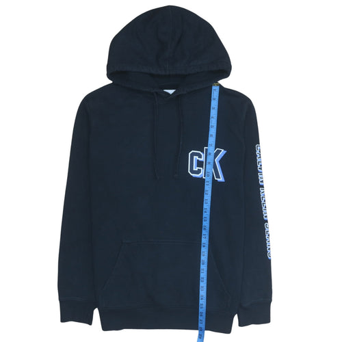 Calvin Klein Jeans Men's Black L Pullover Hoodie with Logo