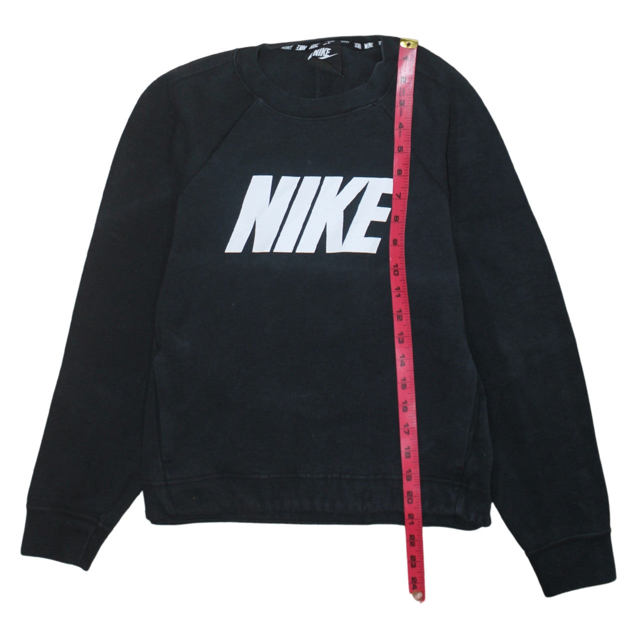 Nike Womens Black XS Pullover Crew Neck Sweatshirt