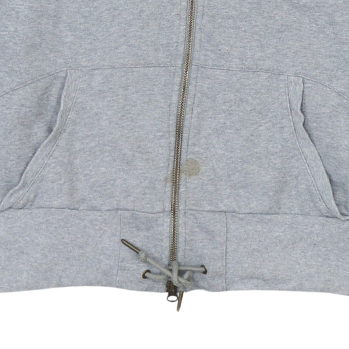 Nike Boys Grey Full Zip Sweatshirt L Jersey Athletic Casual