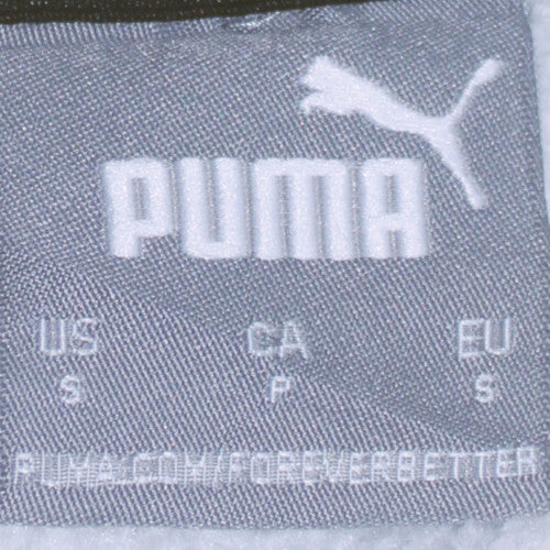 Puma Men's Grey Hoodie Small Pullover Logo Graphic Sweatshirt