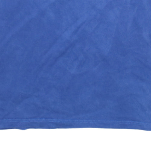 Tommy Hilfiger Women Blue T-Shirt Medium Short Sleeve Cotton
