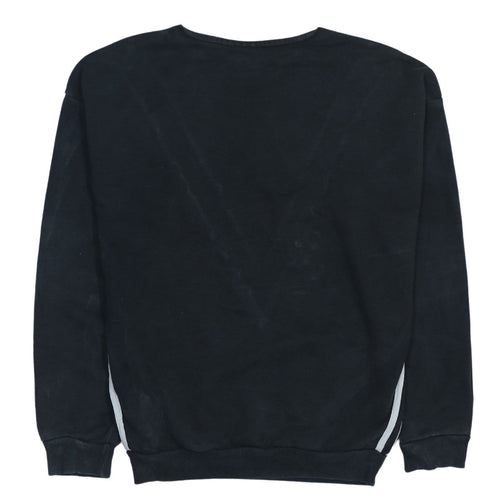 Adidas Women Beige & Black Colourblock Sweatshirt Size 4 Classic Fit