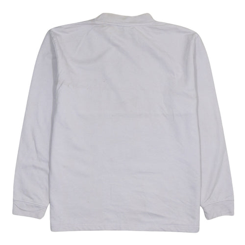 Ellesse Women's White Cotton Pullover Sweatshirt Size 8