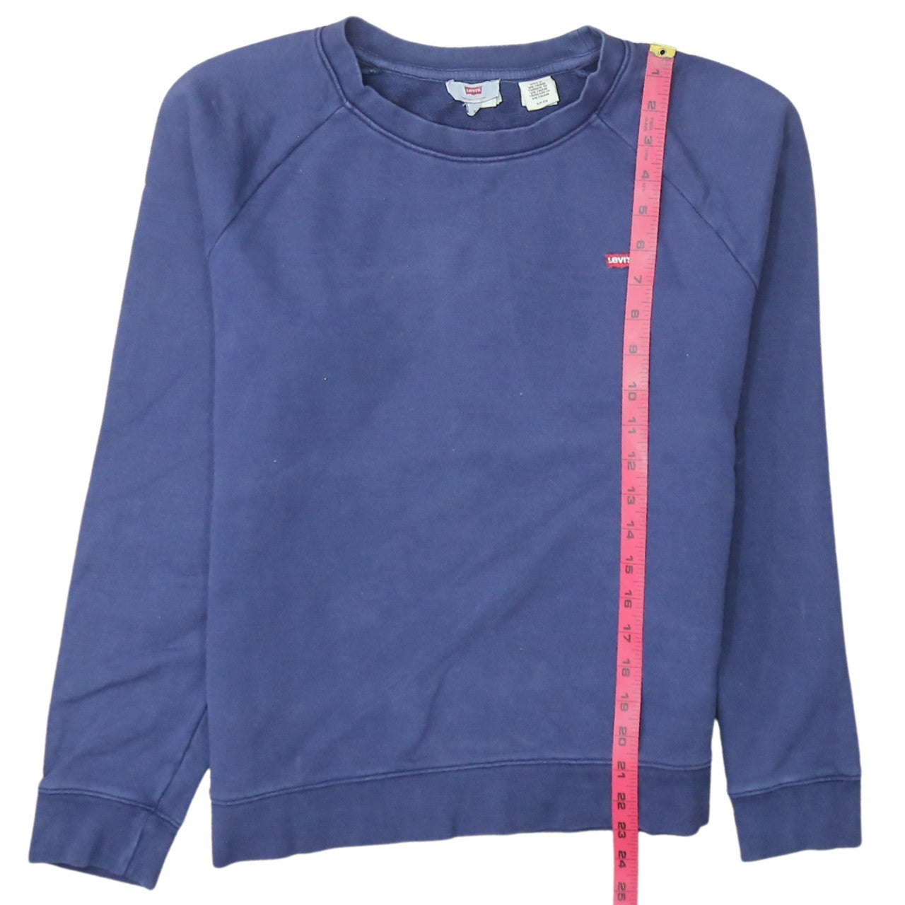 Levi's Men's Blue Small Crew Neck Pullover Sweatshirt