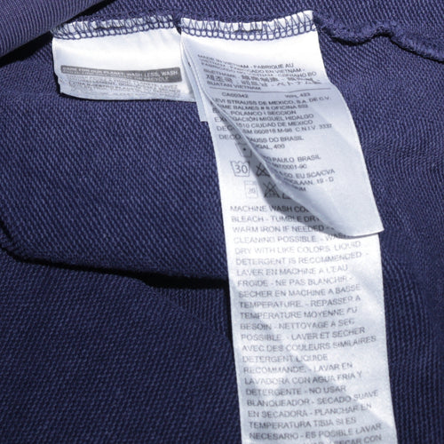 Levi's Men's Blue Small Crew Neck Pullover Sweatshirt