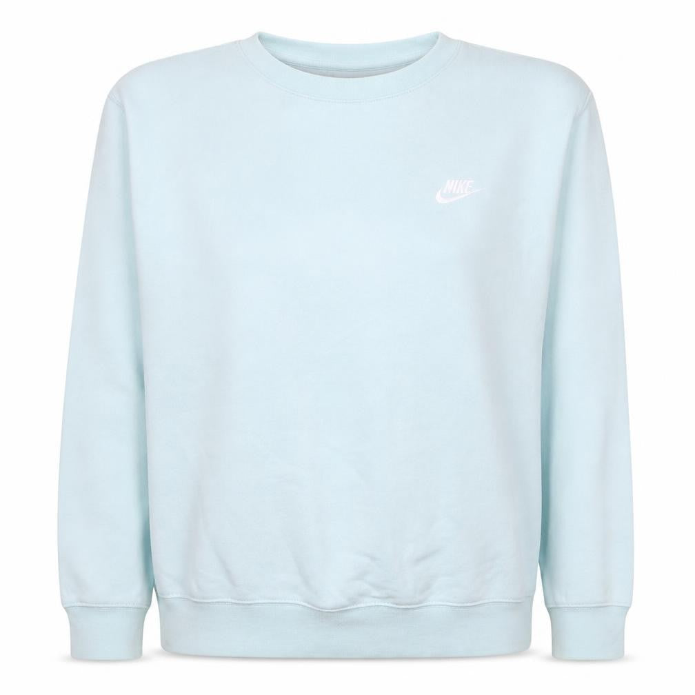 Front view of Nike Women’s Blue Cotton Blend Pullover Sweatshirt L
